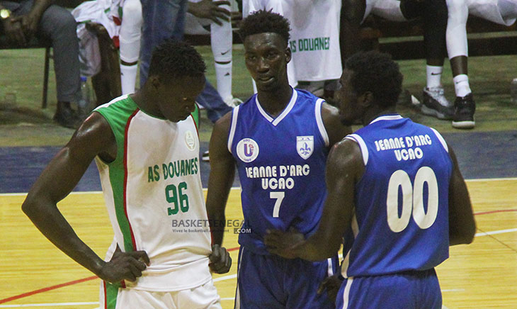 Basket- finale aller playoffs: l'AS Douanes remporte la première manche devant la JA