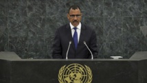 Le ministre des Affaires étrangères nigérien Mohamed Bazoum, lors d'une allocution aux Nations unies le 27 septembre dernier. Eduardo Munoz