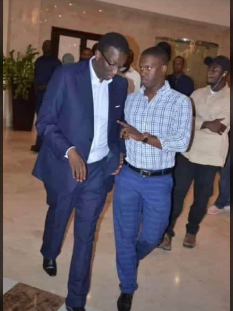 Abdourahmane dit "Doura" Baldé en compagnie du Premier ministre Abdourahmane dit "Doura" Baldé en compagnie du Premier ministre