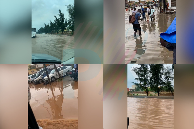  Vidéos - Dakar à nouveau sous les eaux après de fortes pluies cette nuit 