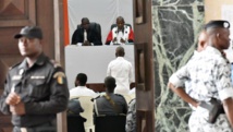 Le procès de Simone Gbagbo et de ses co-accusés touche à sa fin. L'audience a été renvoyée au 9 mars 2015. AFP PHOTO/SIA KAMBOU