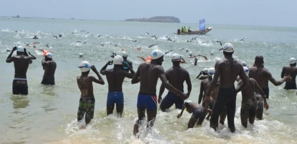 Natation : 650 nageurs défient les eaux dans la 34e traversée Dakar-Gorée