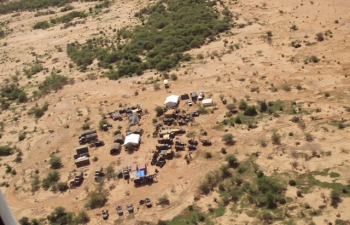 Un camp de la Minusma au nord du Mali (photo archive, juste pour illustration)