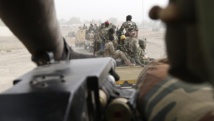 Des troupes tchadiennes au Nigeria, le 27 février 2015. REUTERS/Emmanuel Braun