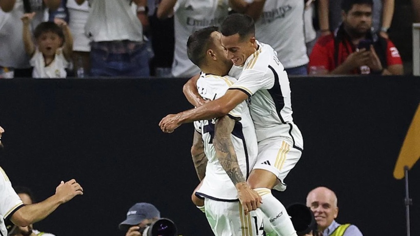 Liga : le Real Madrid maîtrise Las Palmas et passe devant le Barça Liga : le Real Madrid maîtrise Las Palmas et passe devant le Barça