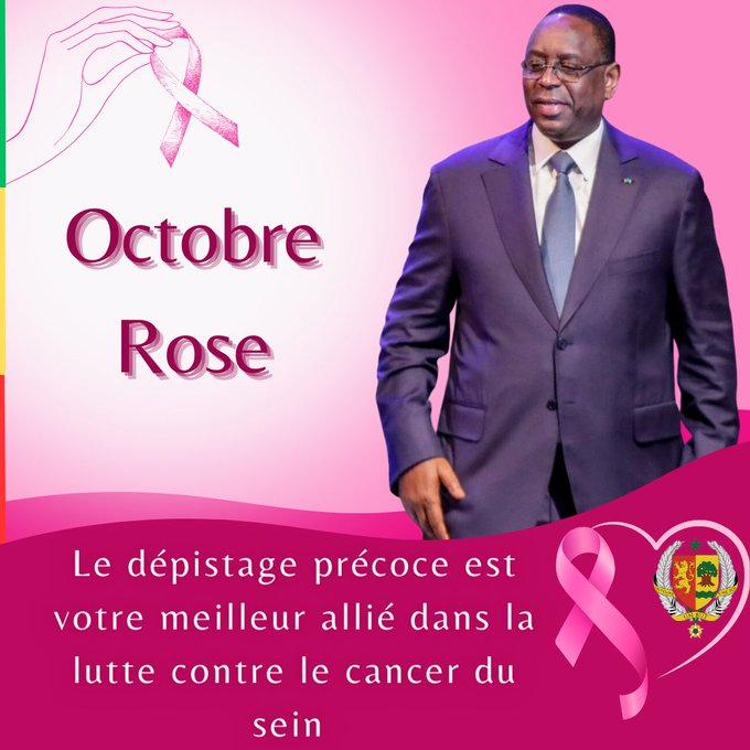 Octobre Rose: Macky Sall appelle à "parler ouvertement" du cancer du sein