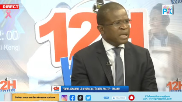 Abba Mbaye de Taxawu Sénégal revient sur leur différend avec les députés de Pastef Abba Mbaye de Taxawu Sénégal revient sur leur différend avec les députés de Pastef