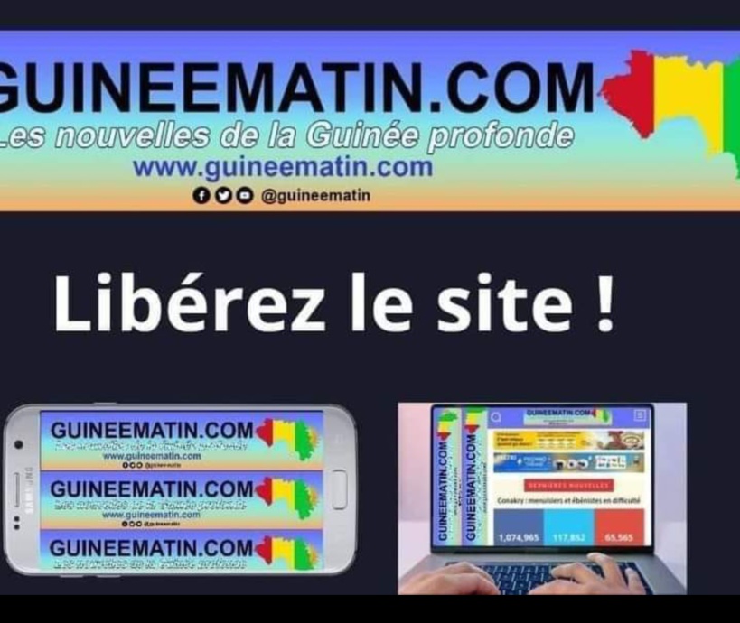 Conakry : les bloggeurs appellent le gouvernement à "lever immédiatement" la restriction du site Guineematin Conakry : les bloggeurs appellent le gouvernement à "lever immédiatement" la restriction du site Guineematin