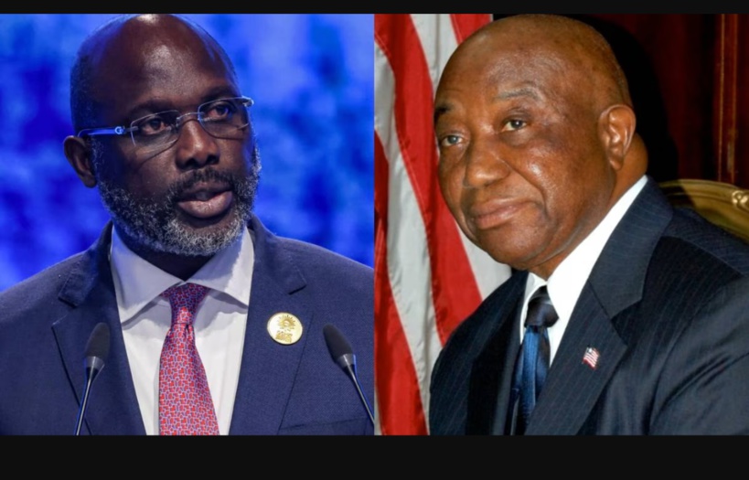 Présidentielle au Liberia: vers un second tour entre le sortant Weah et le challenger Boakai Présidentielle au Liberia: vers un second tour entre le sortant Weah et le challenger Boakai