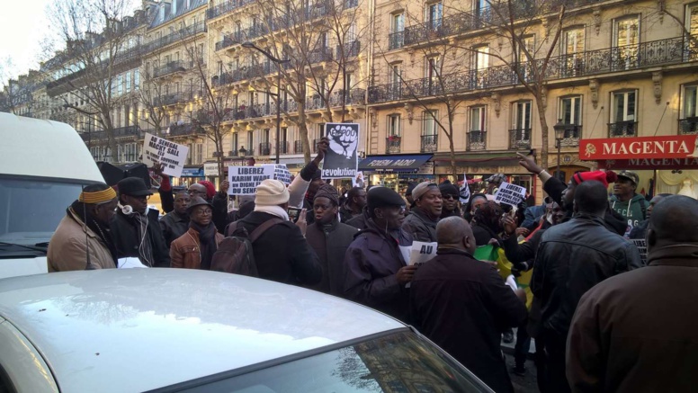 Direct verdict, les 'Karimistes' manifestent en France Direct verdict, les 'Karimistes' manifestent en France