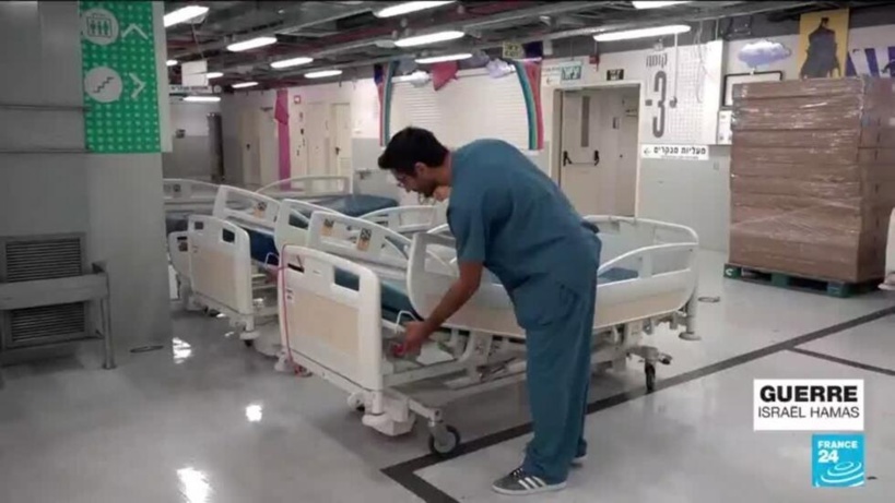 À Tel-Aviv, un hôpital souterrain pour mettre les patients à l'abri des roquettes À Tel-Aviv, un hôpital souterrain pour mettre les patients à l'abri des roquettes