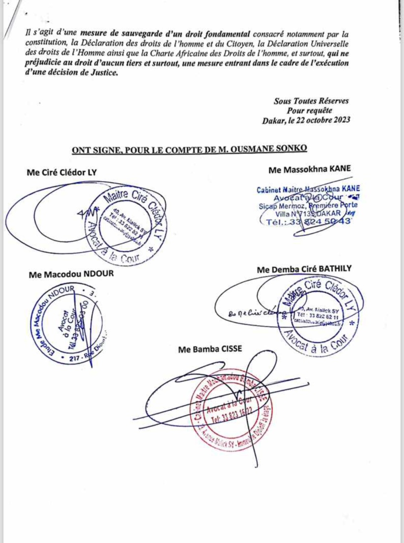Délivrance des fiches de parrainage: les avocats de Sonko saisissent la Commission Électorale Nationale Indépendante
