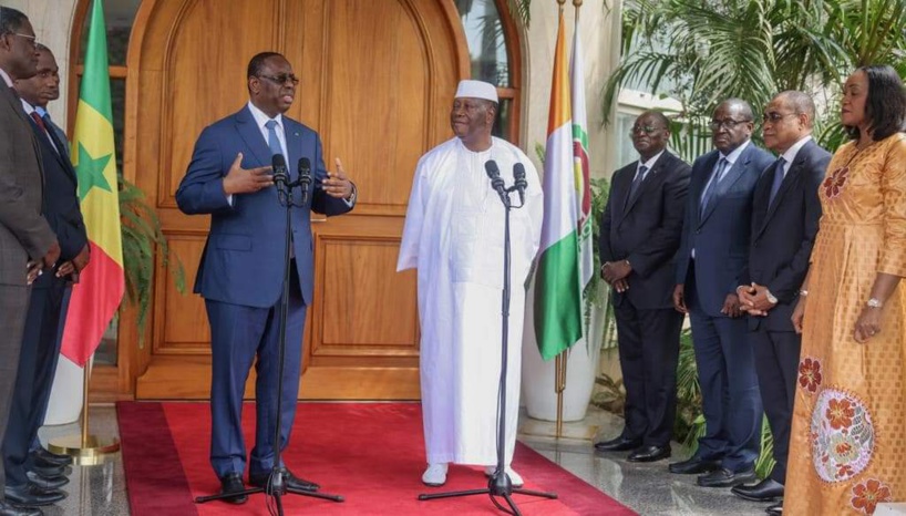 Macky Sall, en visite en Côte d'Ivoire Macky Sall, en visite en Côte d'Ivoire