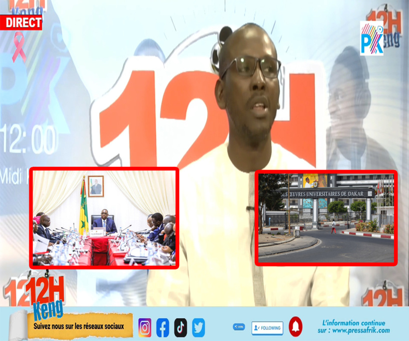 Réouverture du campus social : « c’est l’État du Sénégal qui a fermé l’université et non le Coud », révèle El Hadji Seydi, Sg SDTA/COUD Réouverture du campus social : « c’est l’État du Sénégal qui a fermé l’université et non le Coud », révèle El Hadji Seydi, Sg SDTA/COUD