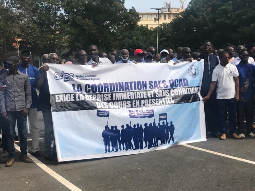 ​Fermeture de l’UCAD : le SAES s’inquiète de l’avenir des nouveaux bacheliers