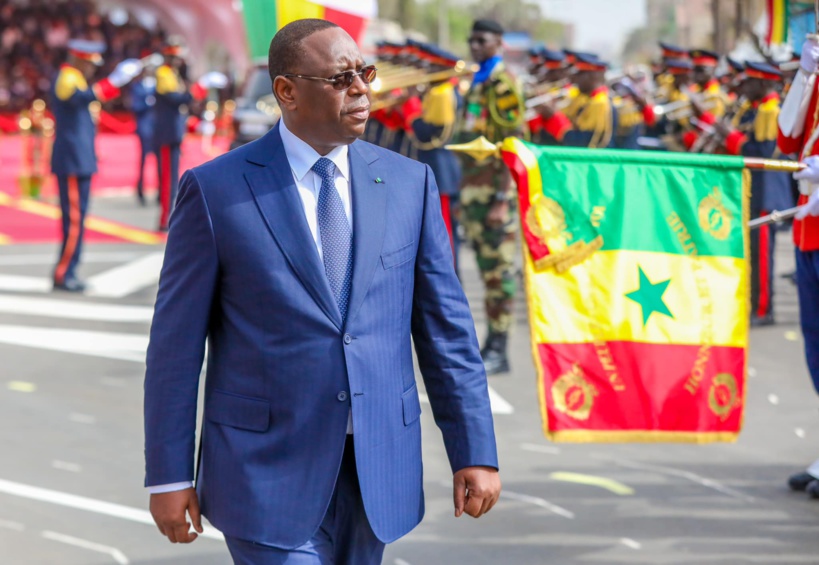 Macky Sall fait ses adieux aux forces Armées Macky Sall fait ses adieux aux forces Armées