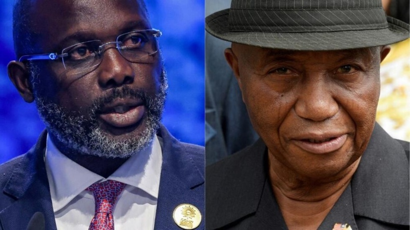 Présidentielle au Liberia: entre George Weah et Joseph Boakai, le second tour s'annonce serré Présidentielle au Liberia: entre George Weah et Joseph Boakai, le second tour s'annonce serré