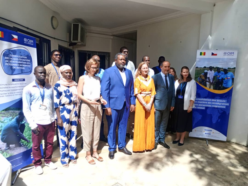 Sénégal: l’OIM et la République Tchèque débloquent plus de 685 millions CFA pour réintégration des migrants de retour Sénégal: l’OIM et la République Tchèque débloquent plus de 685 millions CFA pour réintégration des migrants de retour