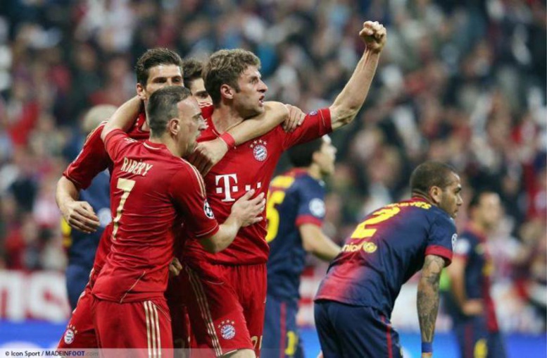 Ligue des Champions: Barça et Bayern en 1/2