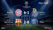 Ligue des Champions: Barça et Bayern en 1/2