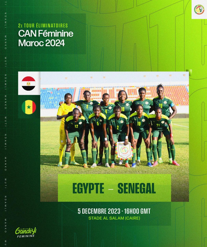 Éliminatoires CAN féminine 2024 : le Sénégal à 90 minutes de la qualification Éliminatoires CAN féminine 2024 : le Sénégal à 90 minutes de la qualification