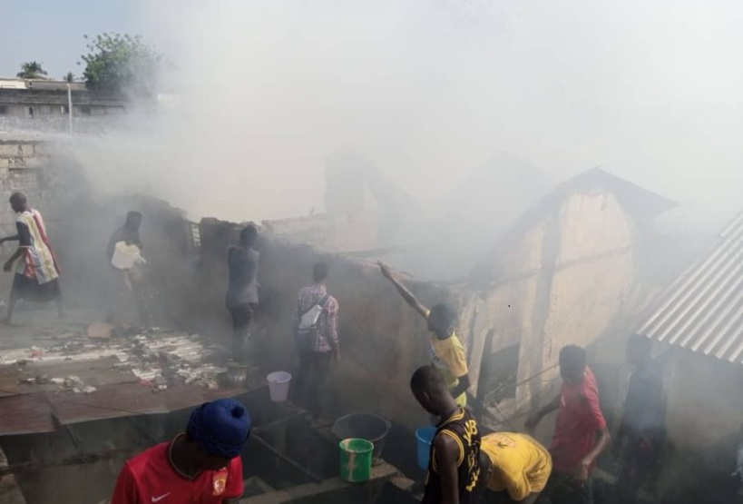  Ziguinchor: le marché central Saint-Maur de Boucotte en feu !