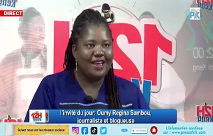"La violence n'est pas genrée c'est la société qui a un problème", Oumy Regina Sambou journaliste