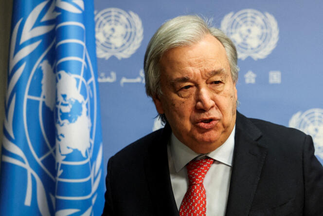 Le chef de l'ONU alerte contre un "risque élevé" d'effondrement total du réseau d'aide humanitaire à Gaza
