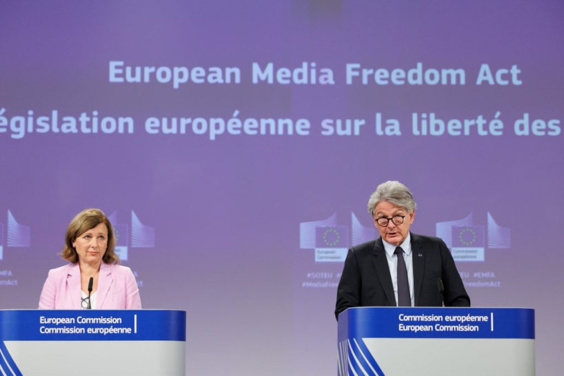 L’UE s’accorde sur une «loi sur la liberté des médias», une première à niveau supranational L’UE s’accorde sur une «loi sur la liberté des médias», une première à niveau supranational