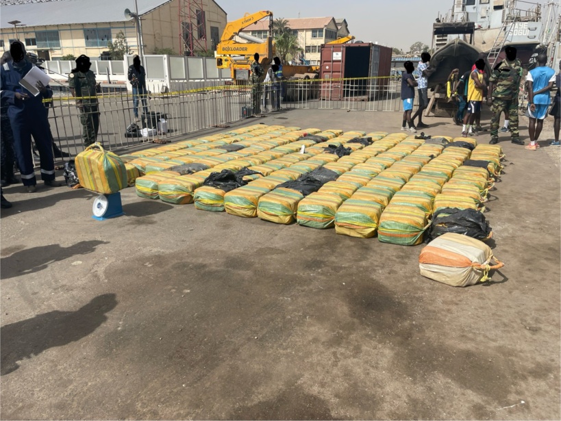 Trafic de drogue: une contrevaleur de 252 milliards Fcfa interceptée en 17 jours