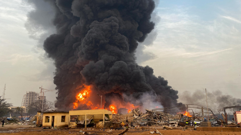 Guinée: après l'explosion meurtrière, la solidarité et la réponse des autorités s'organisent Guinée: après l'explosion meurtrière, la solidarité et la réponse des autorités s'organisent