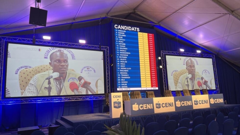 RDC: à Kinshasa, les premières tendances des élections s’affichent dans un centre rutilant RDC: à Kinshasa, les premières tendances des élections s’affichent dans un centre rutilant