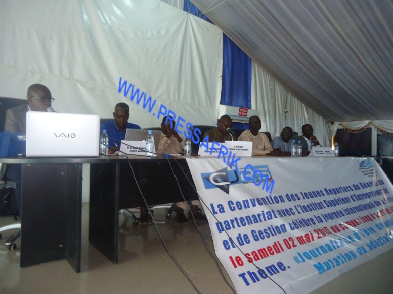 La Convention des jeunes reporters du Sénégal (Cjrs) en partenariat avec l'ISEG. PHOTO/Ibrahima Mansaly