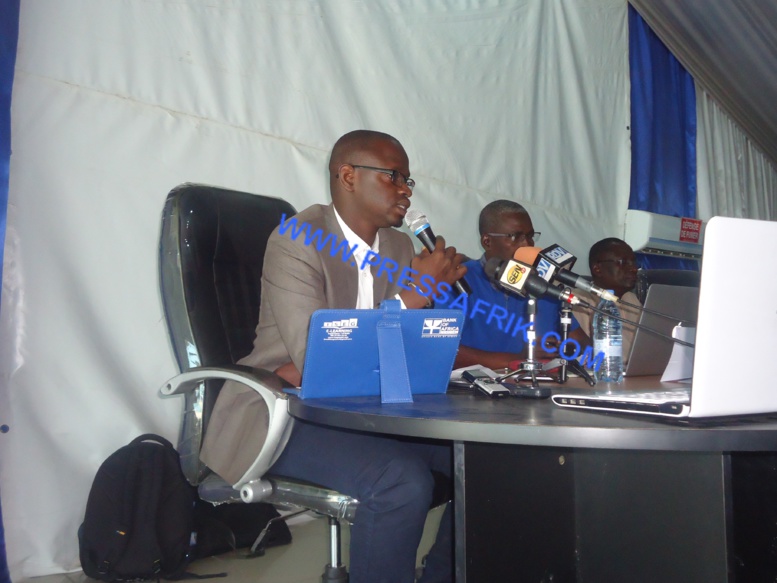 Thierno Dramé président de la Convention des jeunes reporters du Sénégal (Cjrs). PHOTO/Ibrahima Mansaly