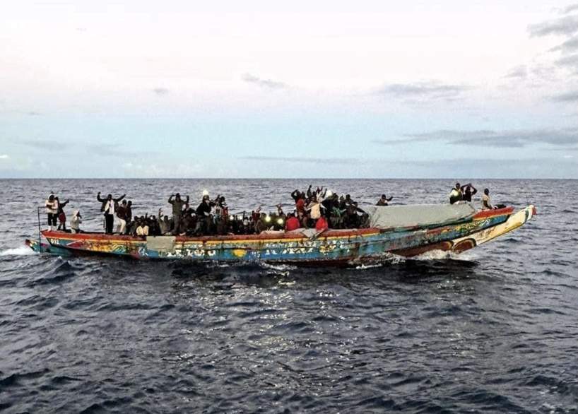 Une nouvelle pirogue partie du Sénégal est arrivée ce dimanche en Espagne avec 125 migrants Une nouvelle pirogue partie du Sénégal est arrivée ce dimanche en Espagne avec 125 migrants