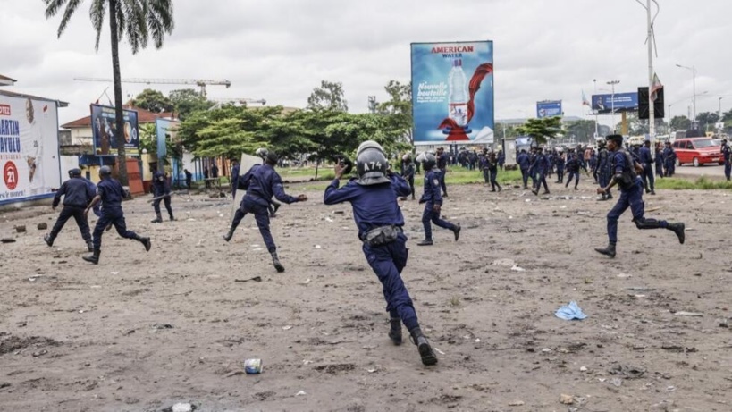 RDC: des affrontements entre la police et les manifestants de l'opposition à Kinshasa