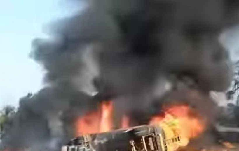 Liberia: l’explosion d’un camion-citerne fait au moins 40 morts Liberia: l’explosion d’un camion-citerne fait au moins 40 morts