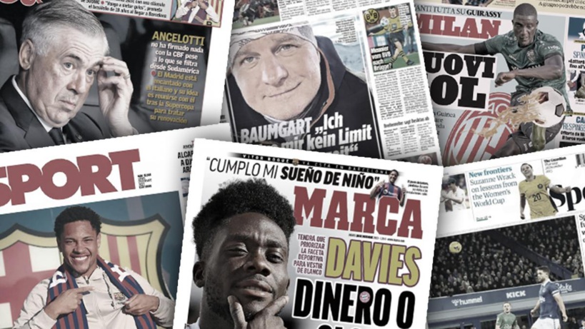 Le Real Madrid fixe un ultimatum à Alphonso Davies, Manchester United veut Joshua Kimmich Le Real Madrid fixe un ultimatum à Alphonso Davies, Manchester United veut Joshua Kimmich