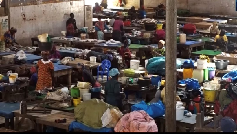 Marché central de Rufisque : les vendeurs de poissons déplorent une concurrence illégale des marchands ambulants