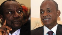 Le dernier tête-à-tête politique entre Alpha Condé (G) et Cellou Dalein Diallo (D) remonte à avril 2012. AFP/Reuters