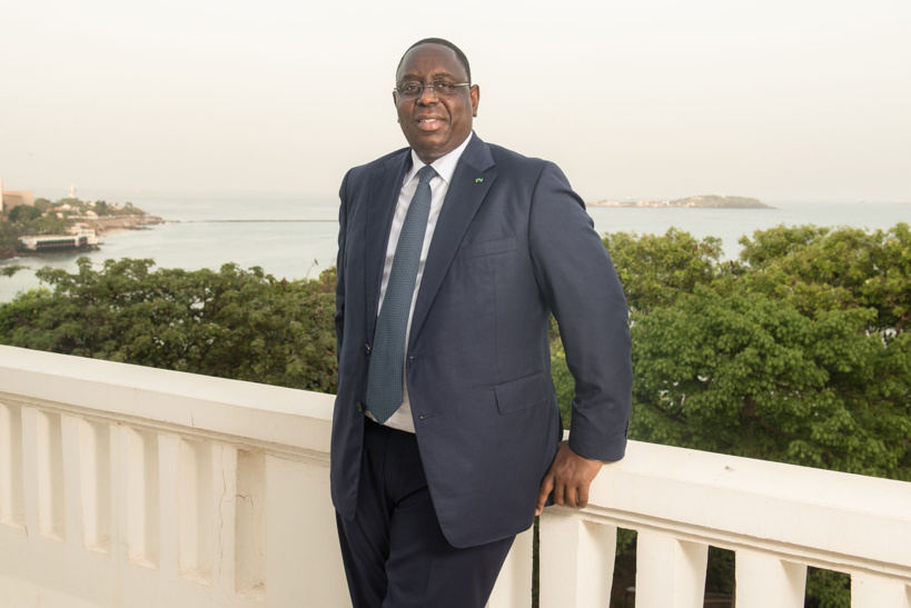 Macky Sall sur la corniche ouest pour le lancement des travaux du Mémorial de Gorée
