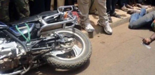 Kaolack : une collision entre un minicar et une moto fait un mort