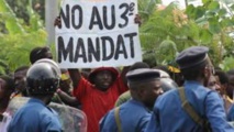 Les manifestants contre le 3ème mandat de Pierre Nkurunziza Les manifestants contre le 3ème mandat de Pierre Nkurunziza