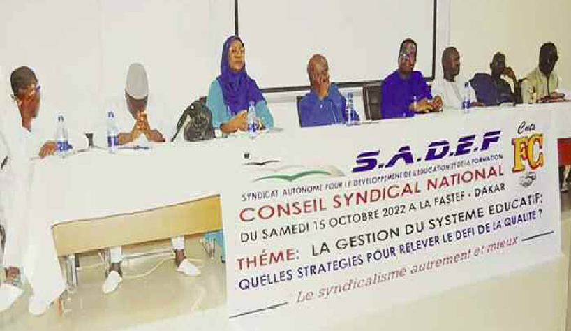 Education: Le Sadef réclame l'augmentation de l'âge de la retraite et dépose un préavis de grève Education: Le Sadef réclame l'augmentation de l'âge de la retraite et dépose un préavis de grève