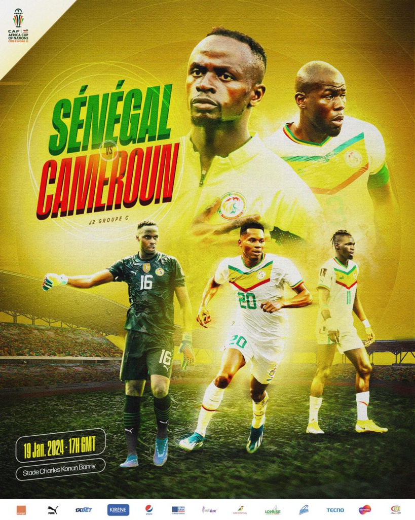 CAN 2023 : Sénégal – Cameroun, un duel de « Lions » pour la deuxième journée CAN 2023 : Sénégal – Cameroun, un duel de « Lions » pour la deuxième journée