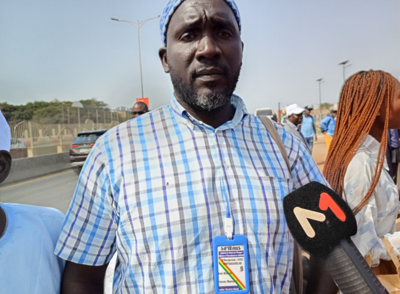 Mamadou Ndiaye, secrétaire général du syndicat des acteurs du transport national et transnational Mamadou Ndiaye, secrétaire général du syndicat des acteurs du transport national et transnational