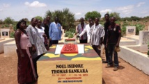 La tombe supposée de Thomas Sankara à Ouagadougou. RFI/Sébastien Nemeth