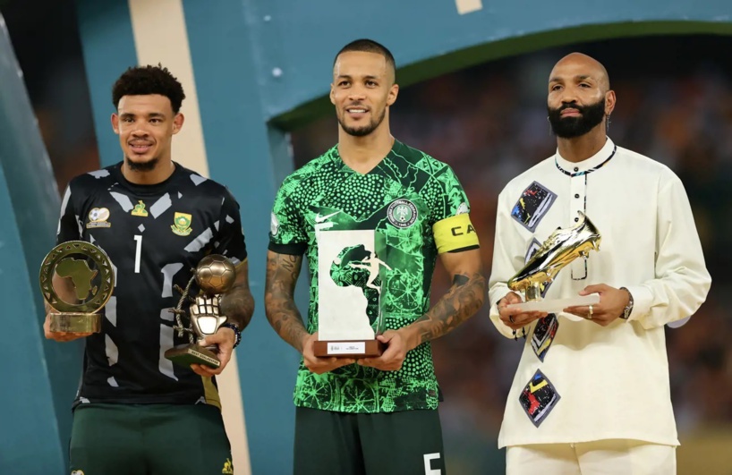 CAN 2023 : Troost-Ekong succède à Mané, Emilio Nsue soulier d'or, Ronwen Williams meilleur gardien du tournoi CAN 2023 : Troost-Ekong succède à Mané, Emilio Nsue soulier d'or, Ronwen Williams meilleur gardien du tournoi