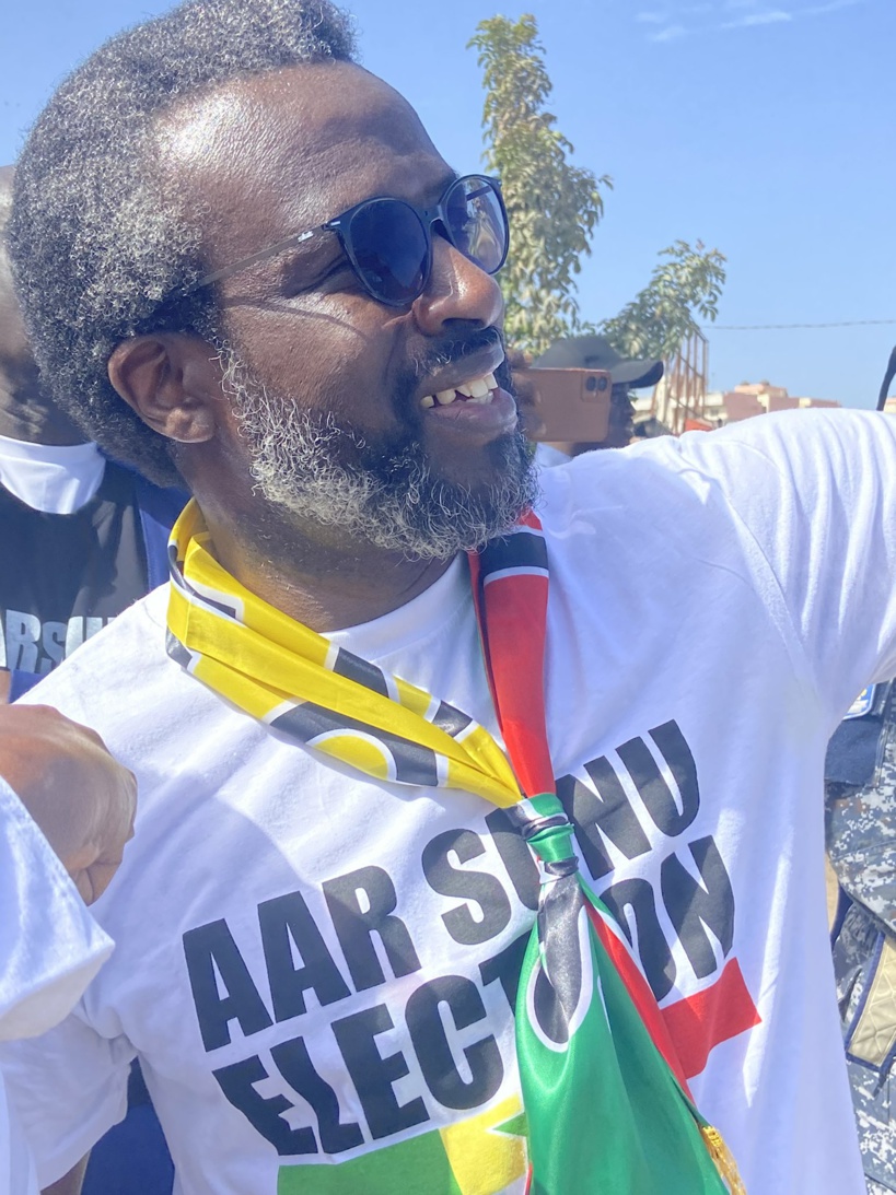 Quelques images de la marche silencieuse de Aar Sunu Élection Quelques images de la marche silencieuse de Aar Sunu Élection