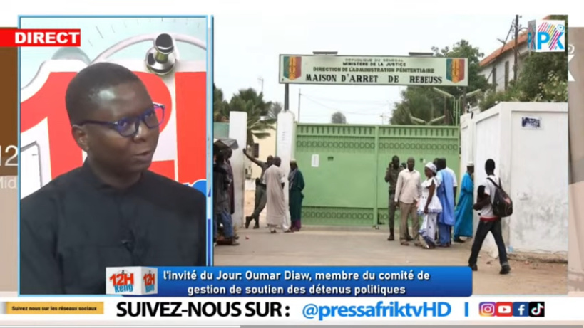 Oumar Diaw dément les déclarations de Aïssata Tall Sall sur l'absence de mineurs à la prison de Reubeuss Oumar Diaw dément les déclarations de Aïssata Tall Sall sur l'absence de mineurs à la prison de Reubeuss